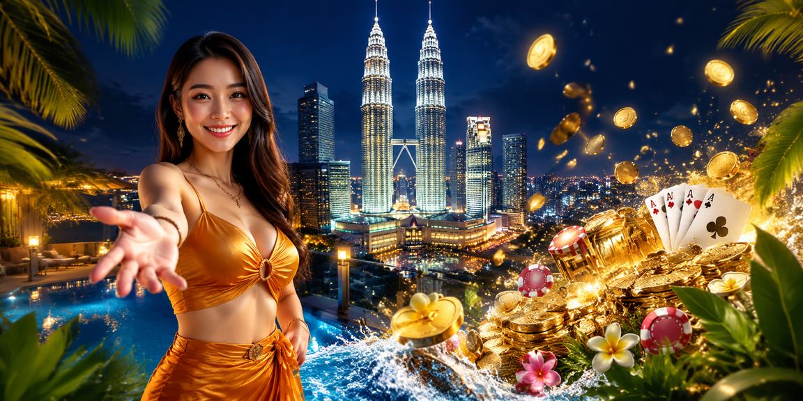 Suasana pertaruhan gaya Kuala Lumpur untuk permainan kasino