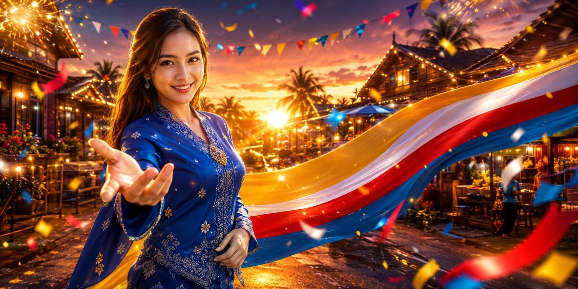 Ganjaran VIP bergaya tradisional baju kurung Malaysia